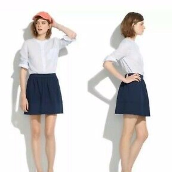 Madewell Ponte Swivel Mini Skirt - Picture 2 of 6
